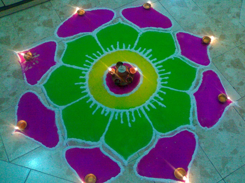 Simple & Easy Rangoli Designs For Diwali Freehand 2017 ...