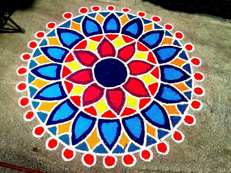 Simple & Easy Rangoli Designs For Diwali Freehand 2017 ...