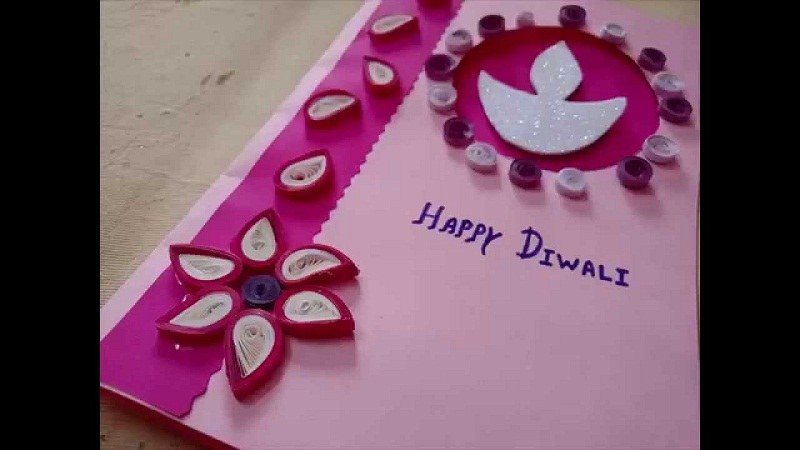 Handmade Diwali Greeting Cards Designs and Images