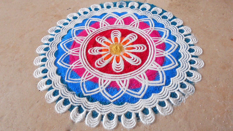 Beautiful Easy & Simple Rangoli Designs for Diwali